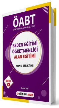 Dijital Hoca 2021 ÖABT Beden Eğitimi Öğretmenliği Alan Eğitimi Konu Anlatımlı - Metin Şar Dijital Hoca Akademi