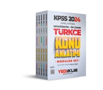 2024 KPSS Ortaöğretim-Önlisans Genel Yetenek Genel Kültür Konu Anlatımlı Modüler Set