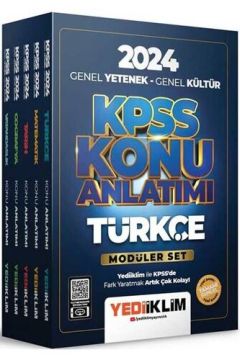 2024 KPSS Genel Yetenek Genel Kültür Konu Anlatımlı Modüler Set