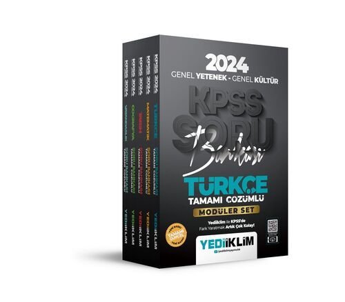 2024 KPSS Genel Yetenek Genel Kültür Modüler Set Soru Bankası