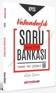 Aklımdavar KPSS Vatandaşlık Soru Bankası PDF Çözümlü - Özkan Özkınık Aklımdavar Yayıncılık