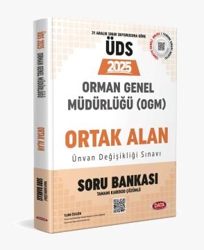 Orman Genel Müdürlüğü Ünvan Değişikliği Sınavı Ortak Alan Soru Bankası - Karekod Çözümlü Data Yayınları