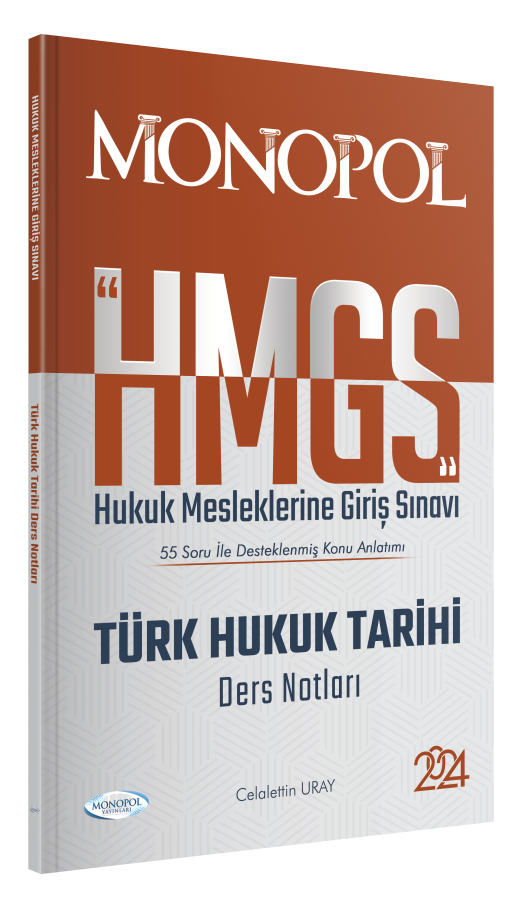 HMGS Türk Hukuk Tarihi Ders Notları Monopol Yayınları