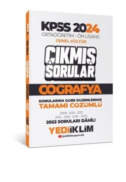 KPSS 2024 Ortaöğretim-Önlisans Coğrafya Konularına Göre Çıkmış Sorular