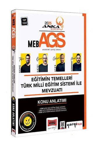 MEB-AGS Anka Serisi Eğitimin Temelleri Türk Milli Eğitim Sistemi ve Mevzuatı Konu Anlatımı Yargı Yayınları