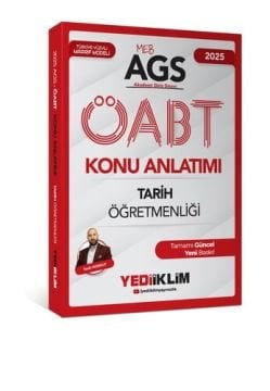 MEB AGS ÖABT Tarih Öğretmenliği Konu Anlatımı Yediiklim Yayınları