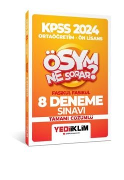 2024 KPSS ÖSYM Ne Sorar Ortaöğretim-Önlisans  Fasikül Tamamı Çözümlü 8 Deneme