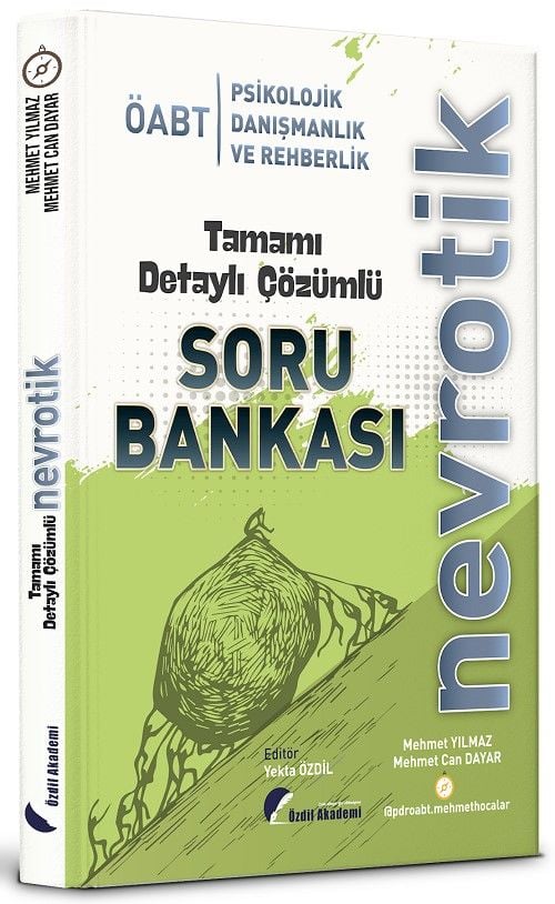 Özdil Akademi ÖABT Psikolojik Danışmanlık ve Rehberlik Nevrotik Soru Bankası Çözümlü Özdil Akademi Yayınları