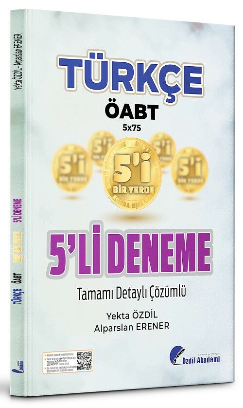 Özdil Akademi ÖABT Türkçe Öğretmenliği 5 li Deneme Çözümlü - Yekta Özdil Özdil Akademi