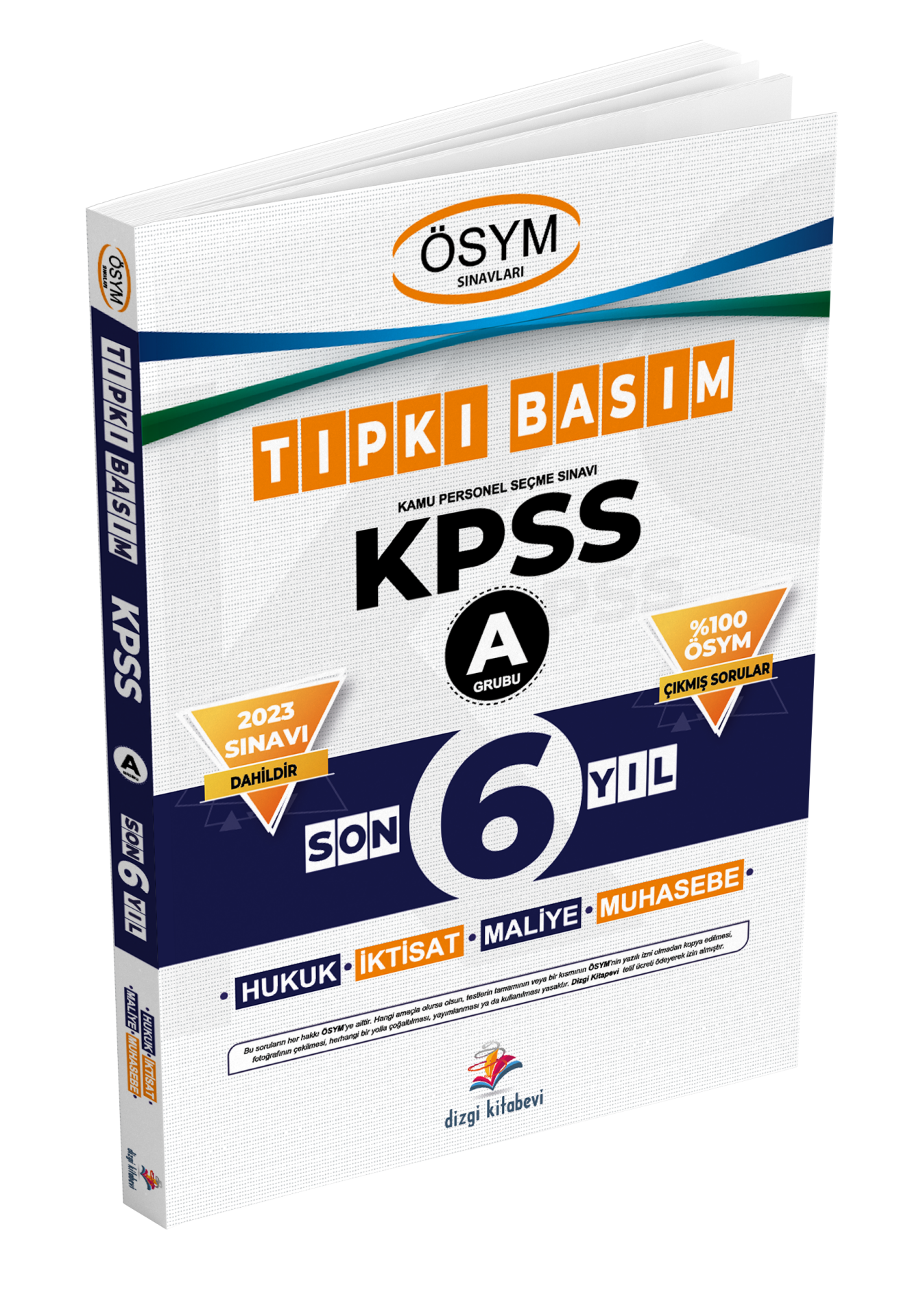 Dizgi Kitap KPSS A Son 6 Yıl Çıkmış Sorular Tıpkı Basım- 2024