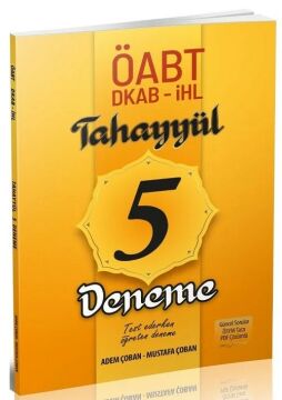 Tahayyül ÖABT Din Kültürü ve Ahlak Bilgisi 5 Deneme Çözümlü - Mustafa Çoban, Adem Çoban Tahayyül Yayınları