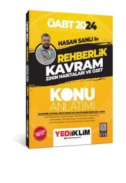 Yediiklim 2024 ÖABT Hasan Sanlı İle Rehberlik Kavram Zihin Haritaları Ve Özet Konu Anlatımı