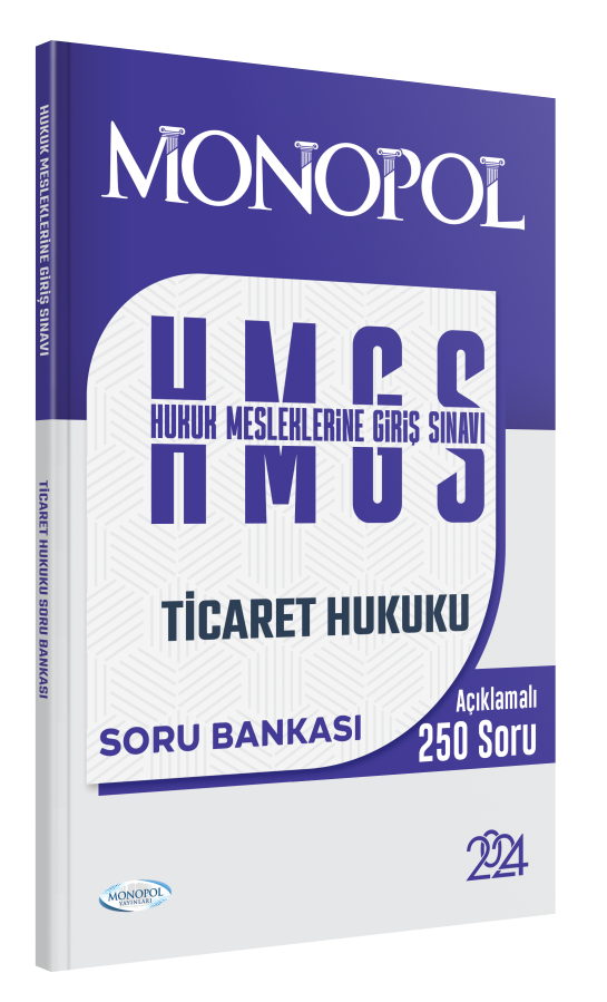 HMGS Ticaret Hukuku Soru Bankası Monopol Yayınları