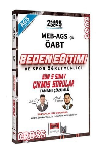 MEB AGS ÖABT Beden Eğitimi ve Spor Öğretmenliği Son 5 Sınav Çıkmış Sorular Yargı Yayınları