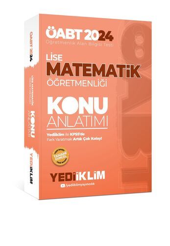 2024 ÖABT Lise Matematik Öğretmenliği Konu Anlatımı