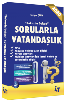 4T Yayınları 2020 KPSS Sorularla Vatandaşlık Toygar Çetin 4T Yayınları