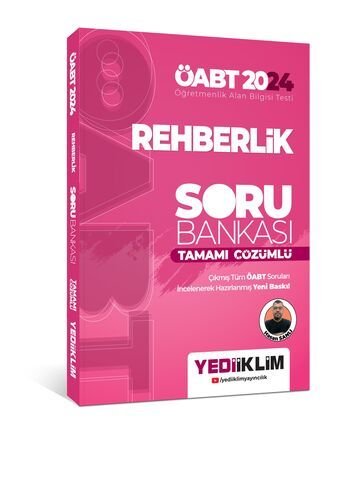 Yediiklim Yayınları 2024 ÖABT Rehberlik Tamamı Çözümlü Soru Bankası