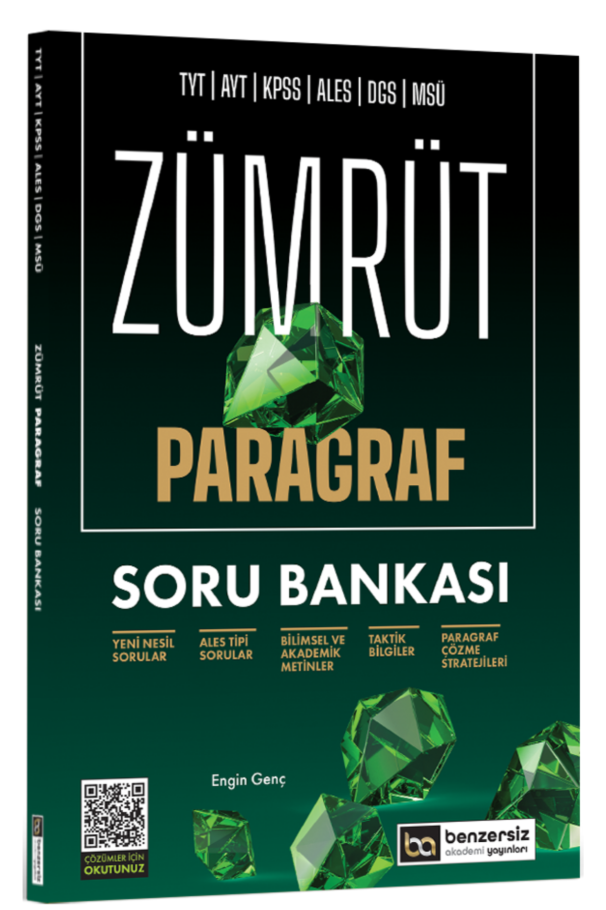 TYT AYT KPSS ALES DGS MSÜ Zümrüt Paragraf Soru Bankası Benzersiz Akademi Yayınları