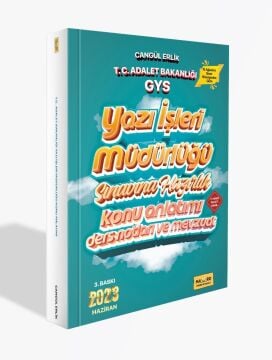 T.C. Adalet Bakanlığı GYS Yazı İşleri Müdürlüğü Konu Anlatımı Ders Notları ve Mevzuat 3. Baskı 2023