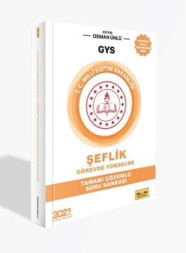 T.C. Milli Eğitim Bakanlığı GYS Şeflik Soru Bankası 2023