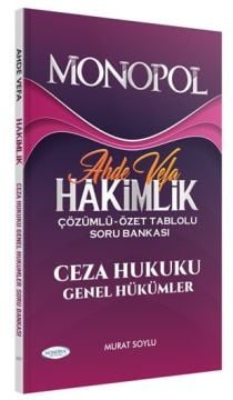 AHDE VEFA CEZA HUKUKU GENEL HÜKÜMLER SORU BANKASI