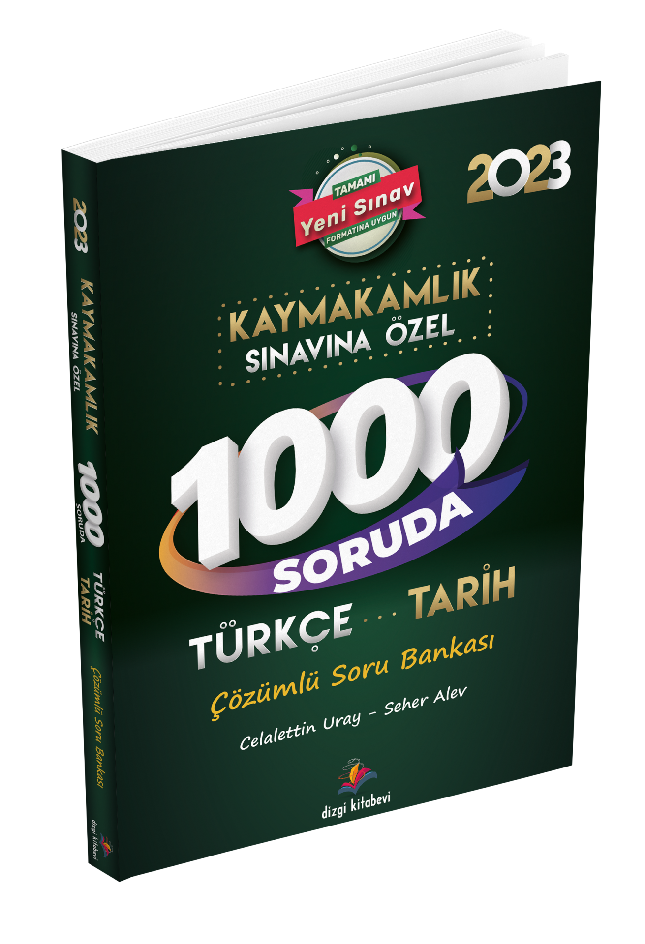 Dizgi Kitap Kaymakamlık Sınavına Özel 1000 Soruda Türkçe- Tarih Çözümlü Soru Bankası- 2023