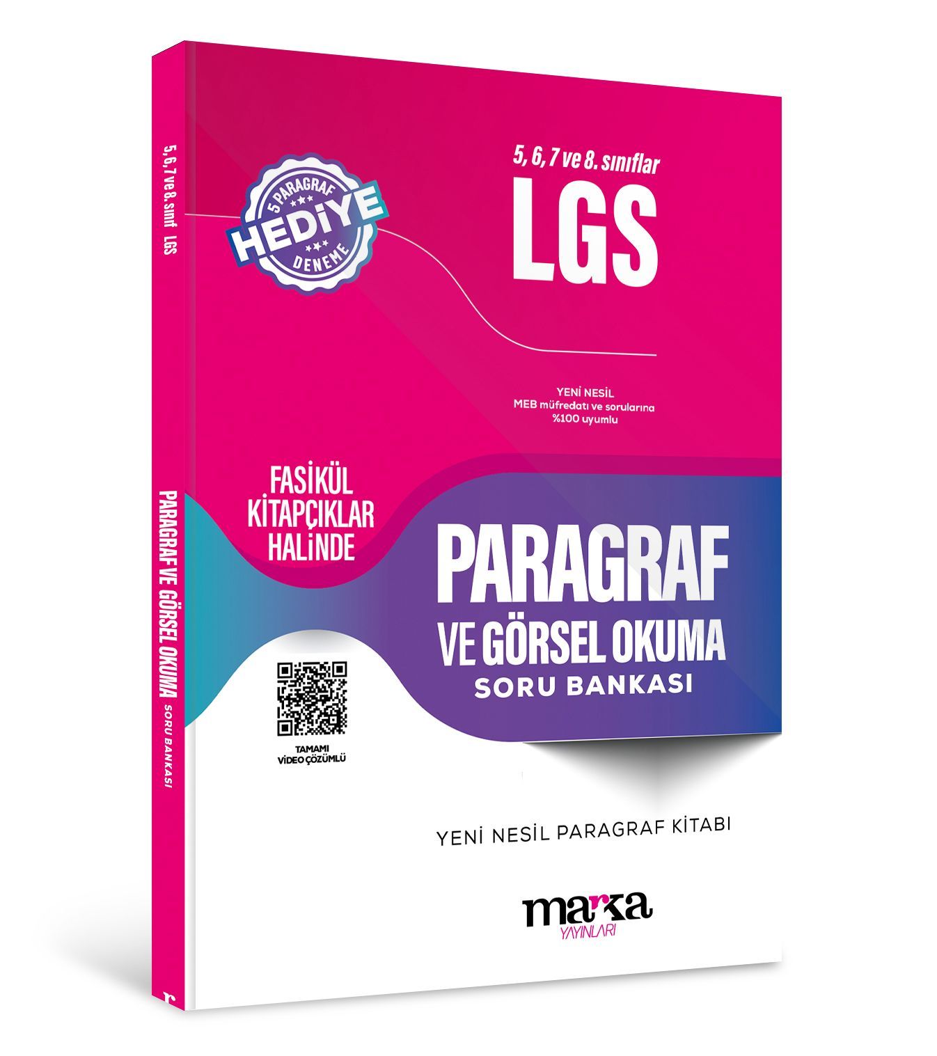 5, 6, 7 ve 8. Sınıflar Paragraf ve Görsel Okuma Soru Bankası