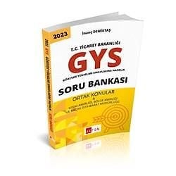 Ticaret Bakanlığı Görevde Yükselme Sınavına Hazırlık Kısım Amirliği Soru Bankası İnanç Demirtaş