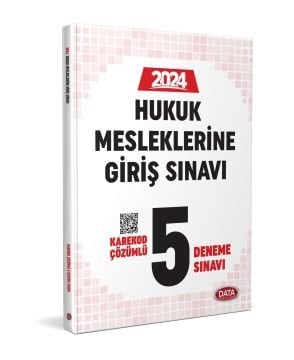 Hukuk Mesleklerine Giriş Sınavı 5 Deneme Sınavı - Karekod Çözümlü Data Yayınları