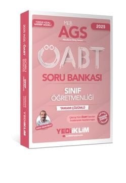 2025 MEB AGS ÖABT Sınıf Öğretmenliği Tamamı Çözümlü Soru Bankası Yediiklim Yayınları