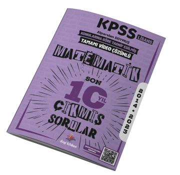 Dizgi Kitap KPSS Lisans Tamamı Video Çözüm Analizli Konularına Göre Tasnif Edilmiş Son 10 Yıl Matematik Çıkmış Sorular