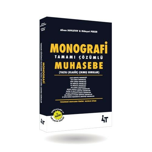 MONOGRAFİ TAMAMI ÇÖZUMLÜ 3.BASKI