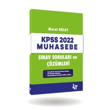 4T Yayınları KPSS A Grubu Muhasebe 2022 Sınav Soruları Çözümlü - Murat Kolay 4T Yayınları