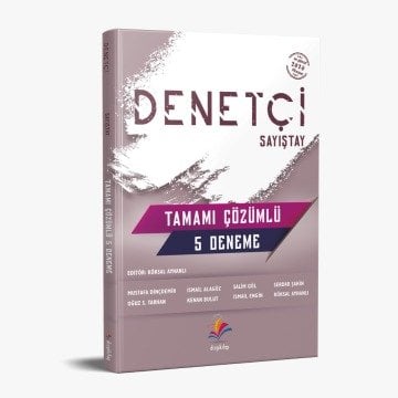 Dizgi Kitap Denetçi Sayıştay Çözümlü 5 Deneme 2020