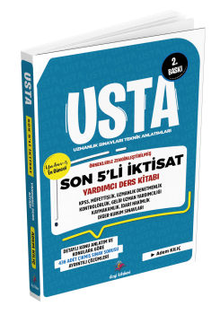 Dizgi Kitap 2025 Usta Son 5'li İktisat Konu Anlatımı ve Konularına Göre Tasnif Edilmiş Tamamı Çözümlü Çıkmış Sınav Soruları 2. Baskı Adem Kılıç﻿