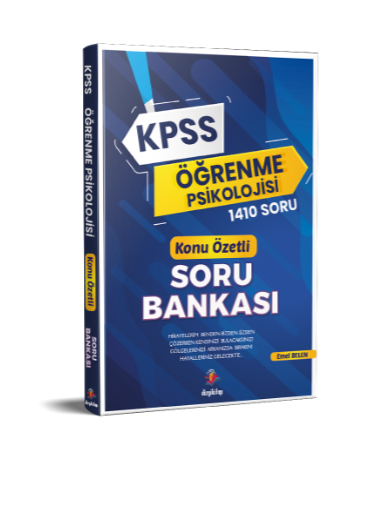 Dizgi Kitap Öğrenme Psikolojisi 1410 Çözümlü Eğitim Bilimleri Soru Bankası