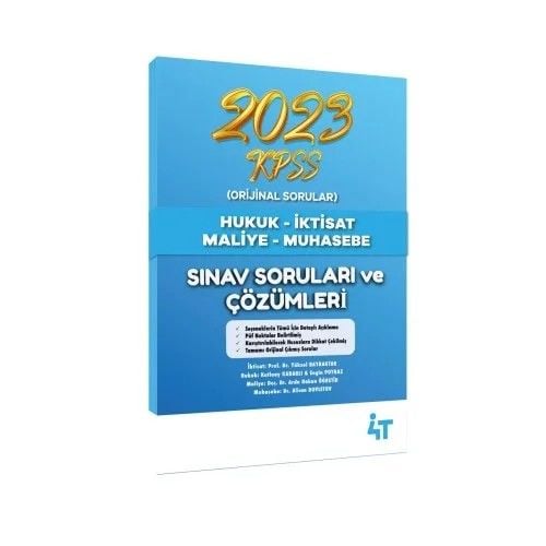 2023 Kpss Soruları Ve Çözümleri 4t Yayınları