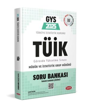 Türkiye İstatistik Kurumu (Tüik) Gys Soru Bankası - Karekod Çözümlü Data Yayınları