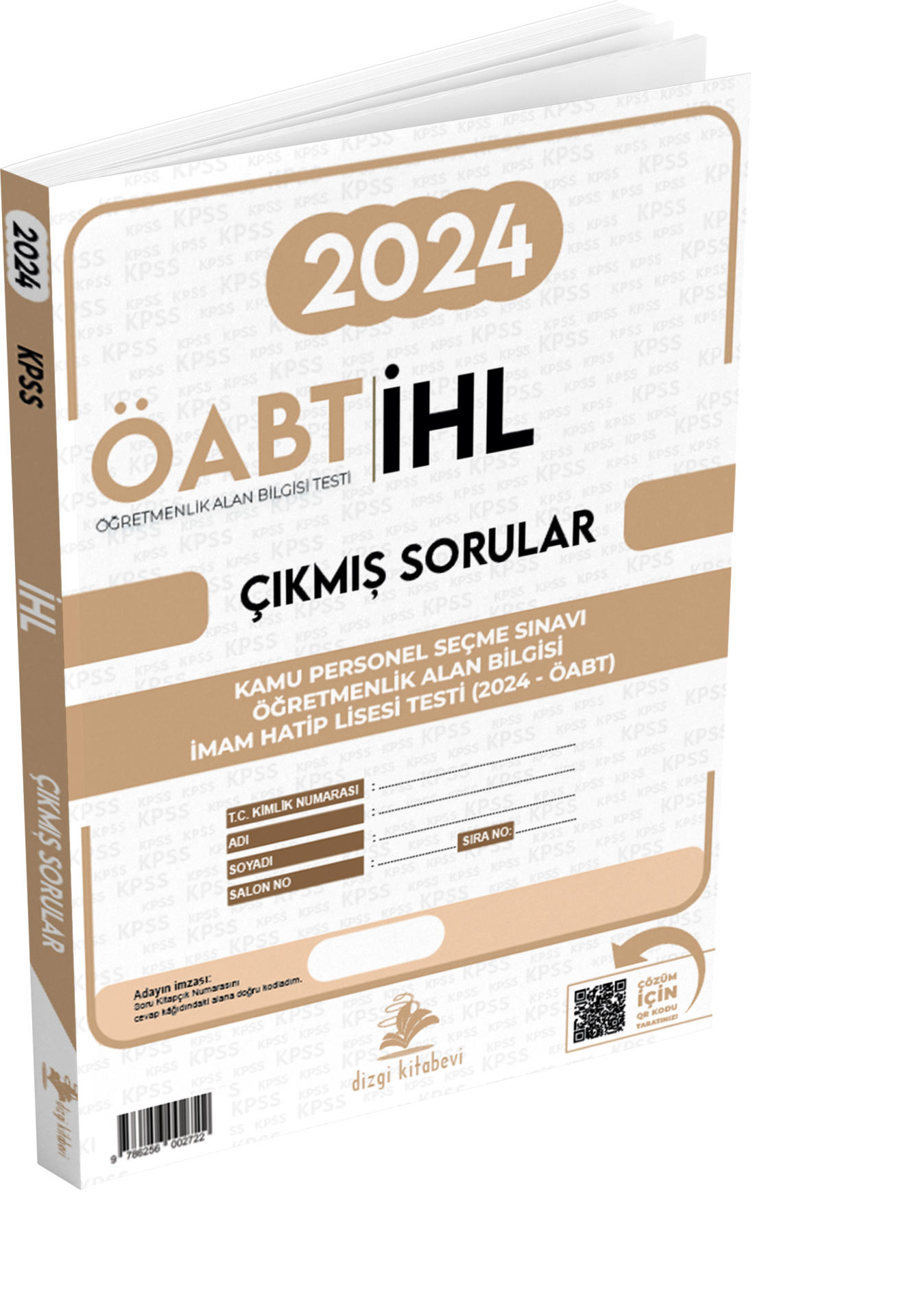 Dizgi Kitap Meb Ags Öabt İmam Hatip Lisesi Öğretmenliği (İHL) Video Çözümlü 2024 Sınavı Tek Fasikül Orijinal Çıkmış Sorular Zarif Muallime