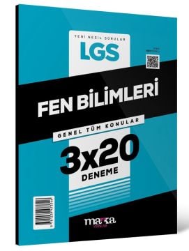 2025 LGS Genel Tüm Konular Fen Bilimleri 3 Deneme Marka Yayınları