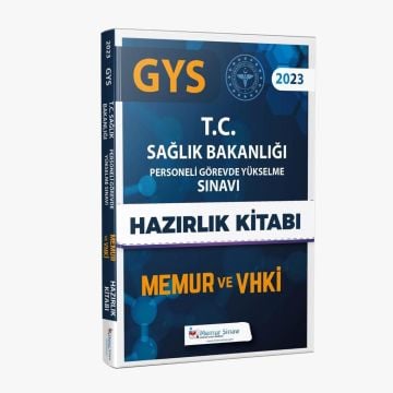 Memur Sınav 2023 Sağlık Bakanlığı Vhki - Memur Gys Hazırlık Kitabı