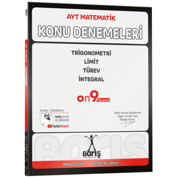 AYT Matematik Trigonometri Limit Türev İntegral Konu Denemeleri Barış Yayınları