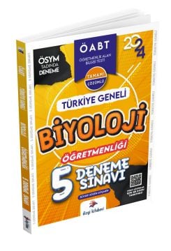 Dizgi Kitap Kpss Biyoloji Öğretmenliği Türkiye Geneli 5 Deneme Sınavı ( Video Çözümlü )