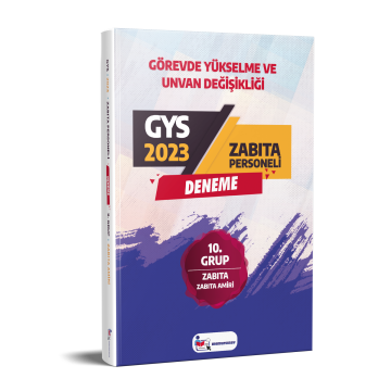 YEREL YÖNETİMLER (ZABITA AMİRİ) 10. GRUP GYS DENEME-2023