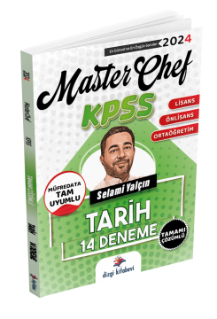 Dizgi Kitap MasterChef Kpss Genel Kültür Tarih  14 Deneme  - Selami Yalçın