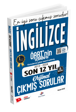 Dizgi Kitap Öabt İngilizce ÖABT'nin Rehberi Konularına Göre Tasnif Edilmiş Son 12 Yıl Video Çözümlü Çıkmış Sorular 2025