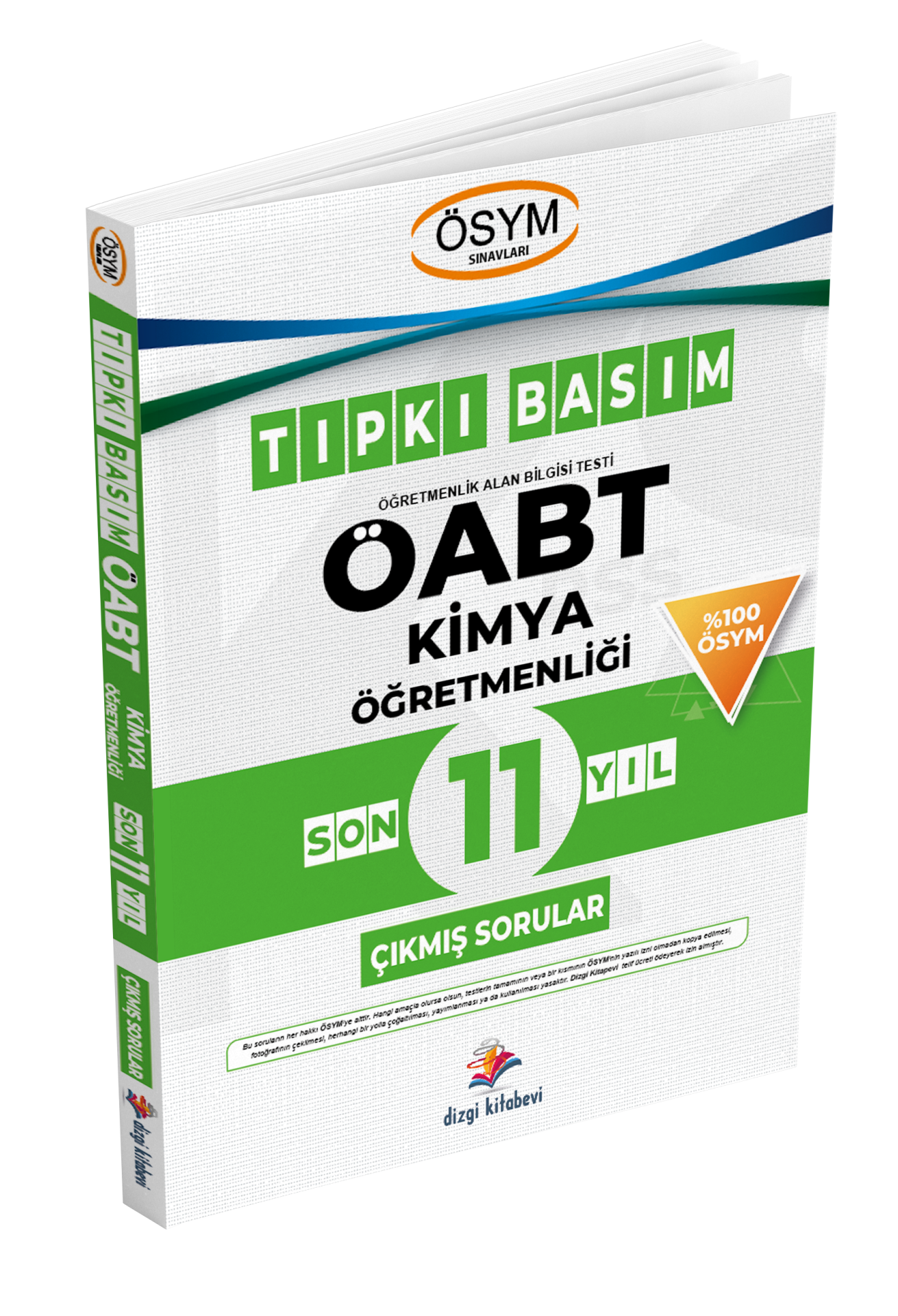 Dizgi Kitap ÖABT Kimya Öğretmenliği Son 11 Yıl Çıkmış Sorular Tıpkı Basım Fasiküller Halinde - 2024