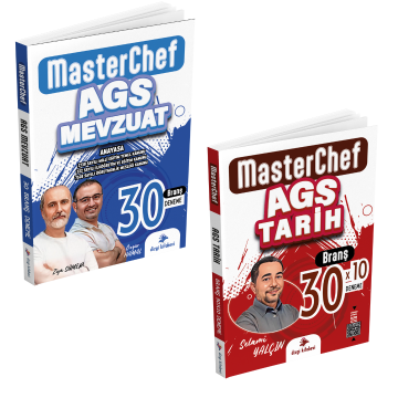 Dizgi Kitap 2025 MasterChef MEB AGS Mevzuat ve Tarih Branş Deneme Seti