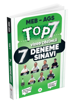 Dizgi Kitap Meb Ags TOP 7 Tamamı Video Çözümlü Fasiküller Halinde 7 Deneme Sınavı