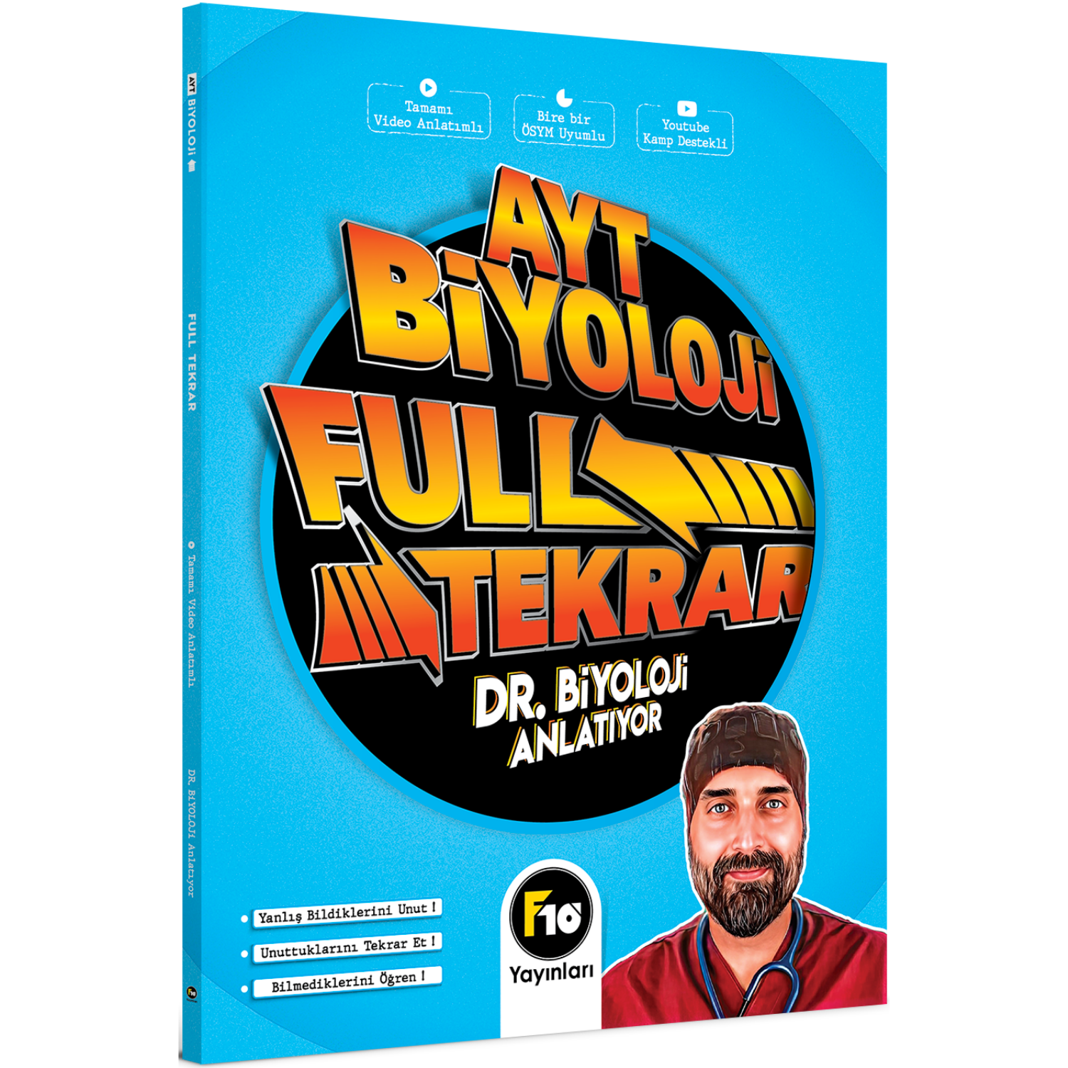 Barış Hoca Dr. Biyoloji AYT Biyoloji Full Tekrar Video Ders Kitabı F10 Yayınları